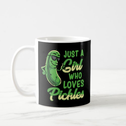 Just A Who Loves Pickles Pickle Coffee Mug