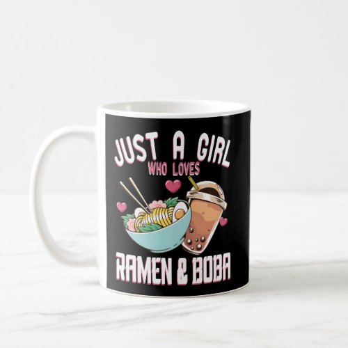 Just A Who Loves Ra Boba Bubble Tea Otaku Coffee Mug