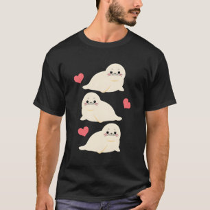 Just A Who Loves Sea Lions White Seal T-Shirt