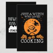 Just a witch who loves cooking | Cool chef Gift (Front/Back)