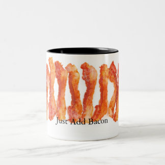 Just Add Bacon Two-Tone Coffee Mug
