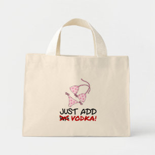 Just add vodka mini tote bag
