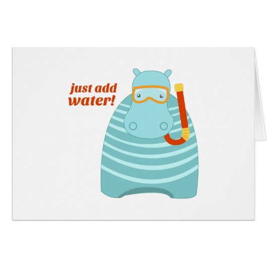 Just Add Water Cards (Front Horizontal)