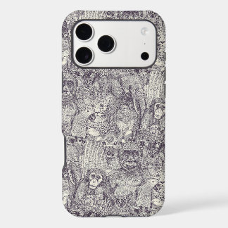 just african jungle animals mulberry pearl iPhone 17 pro max case