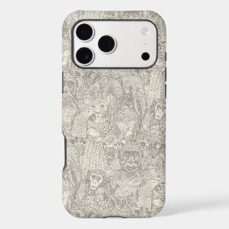just african jungle animals natural pearl iPhone 17 pro max case