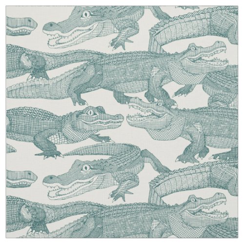 just alligators jade fabric