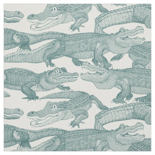 just alligators jade fabric