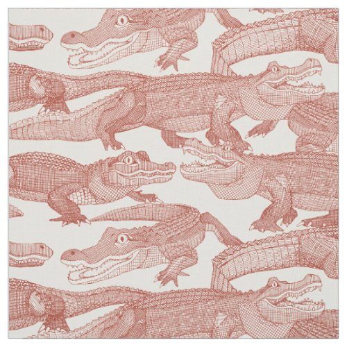 just alligators paprika fabric