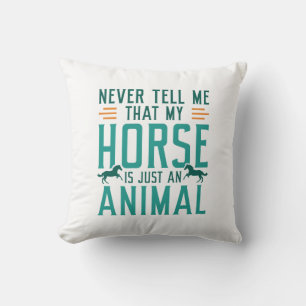 Just An Animal Throw Pillow