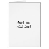 Just An Old Fart (Front)