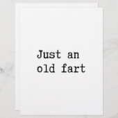 Just An Old Fart (Front/Back)