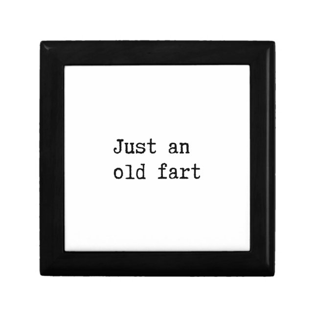 Just An Old Fart Gift Box (Front)