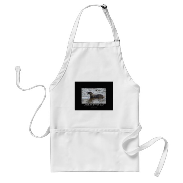 Just an Otter Day Gifts Adult Apron (Front)