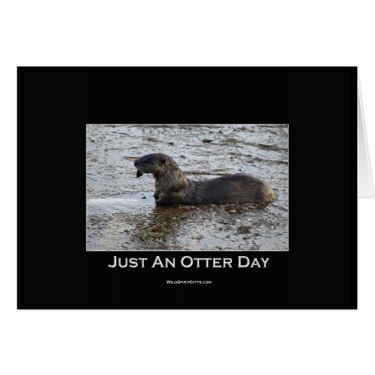 Just an Otter Day Gifts Cards (Front Horizontal)