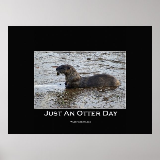 "Just an Otter Day" Poster (Front)