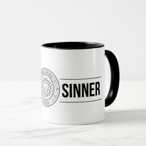 Just and Sinner Publishing Mug