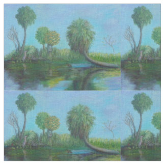 JUST ANOTHER DAY IN OLD FLORIDA FABRIC