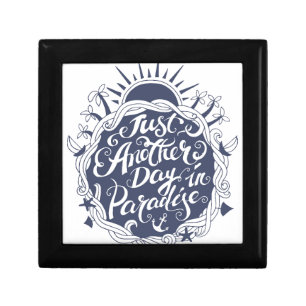 Just Another Day In Paradise Jewelry Box
