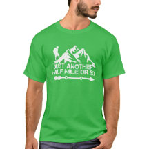 just another half mile or so green hiking