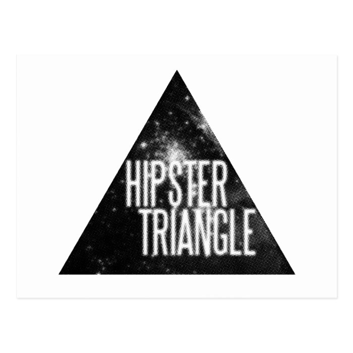Just Another Hipster Triangle Postcards