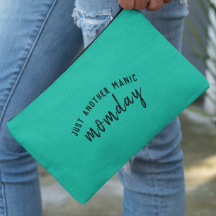 Just Another Manic Momday   Super Mom Trendy Green Accessory Pouch