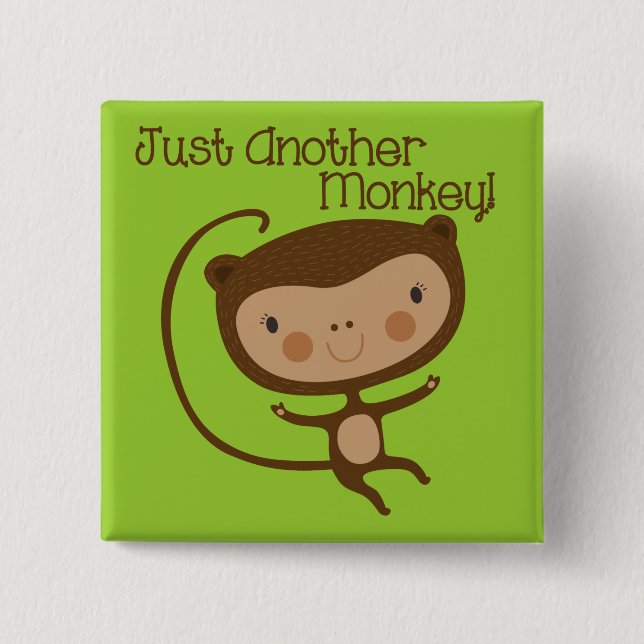 Just Another Monkey Button (Front)