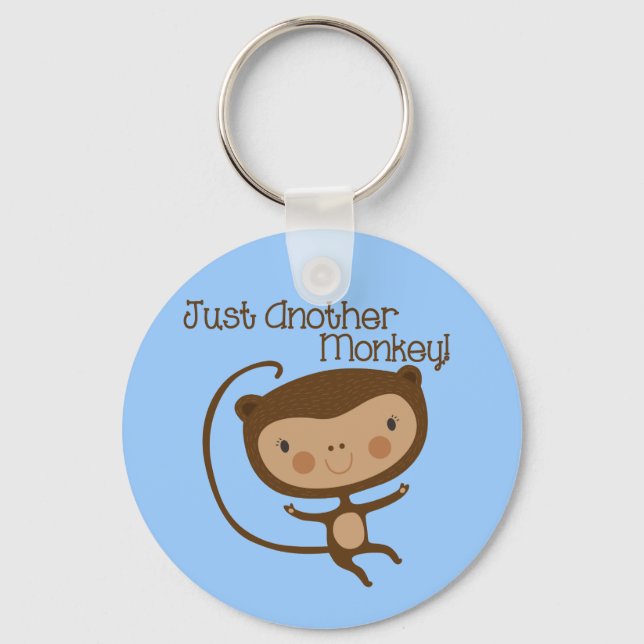 Just Another Monkey Keychain (Front)