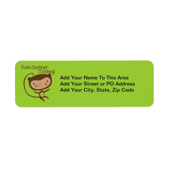Just Another Monkey Label (Front)