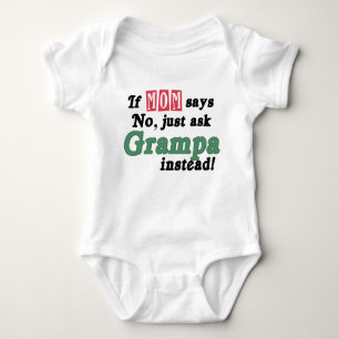 Just Ask Grampa Baby Bodysuit