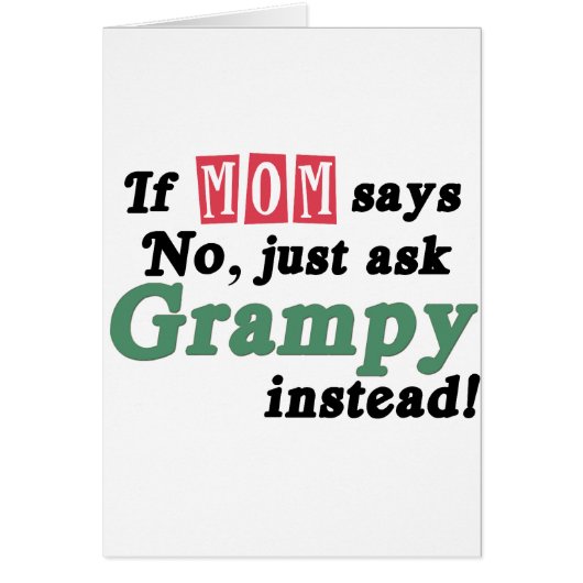 Just Ask Grampy Cards (Front)