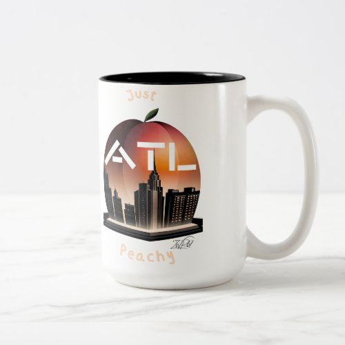 Just ATL Peachy Two_Tone Coffee Mug