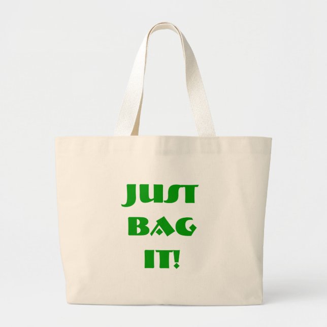Just bag it Reusable bags (Front)