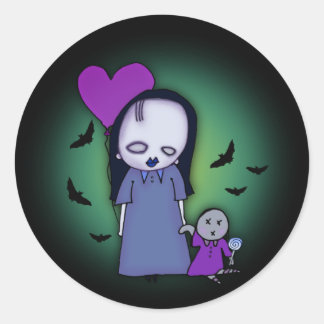 Just Batty Classic Round Sticker