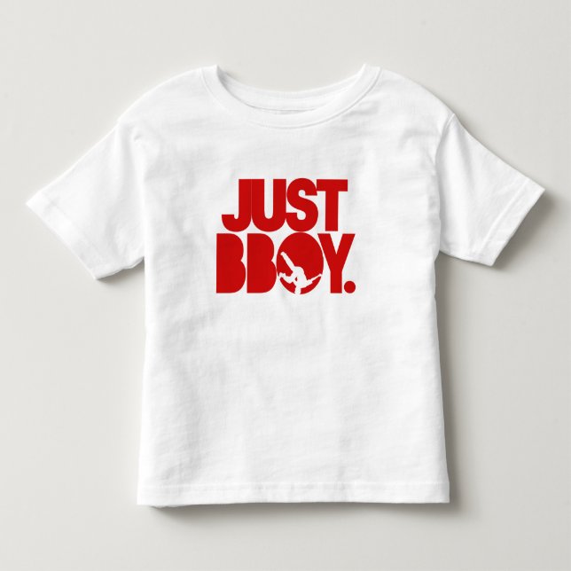 just bboy - red toddler t-shirt (Front)