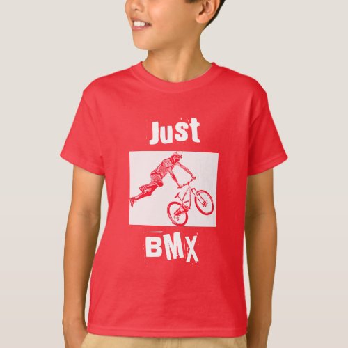 Just Be Fun You Star BMX Bike Track Park Freestyle T_Shirt