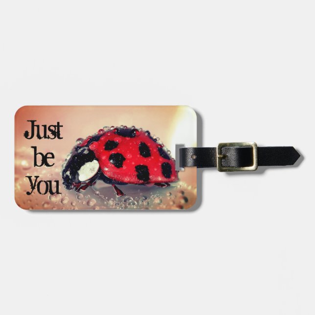 Just Be You Luggage Tag (Front Horizontal)
