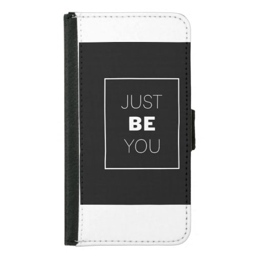 just be you  samsung galaxy s5 wallet case