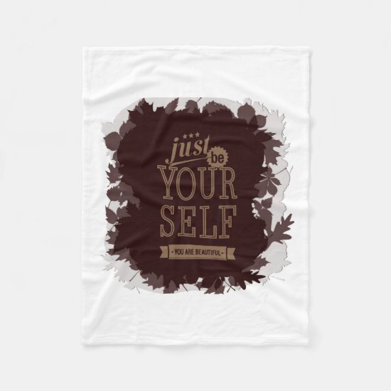 just be yourself blanket