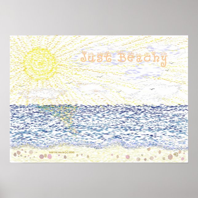 Just Beachy - Print (Front)