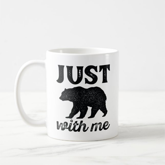 Just Bear With Me Coffee Mug (Left)