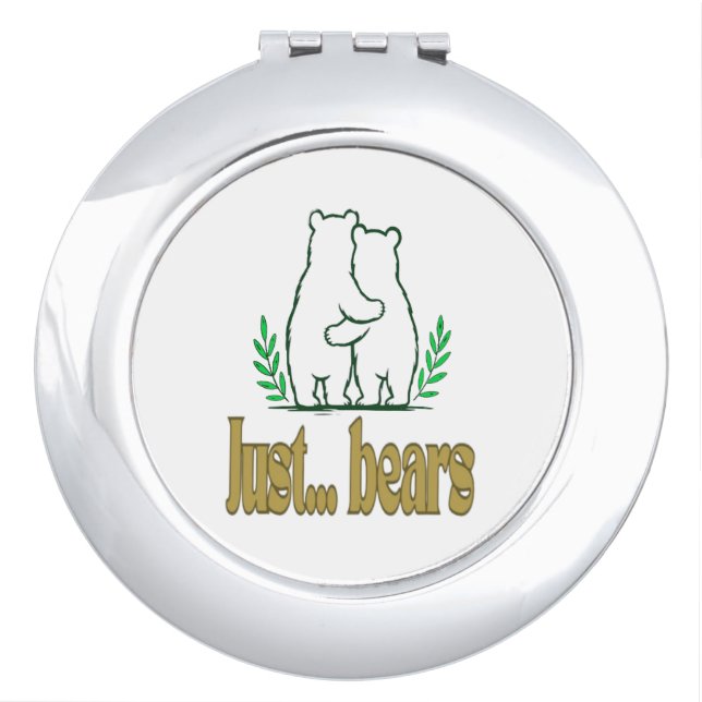 just bears compact mirror (Front)