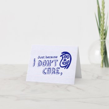 Just Because... Card by AmazingSox at Zazzle