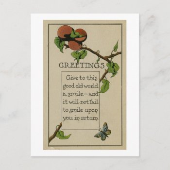Just Because Greeting Card (1916) by lmulibrary at Zazzle