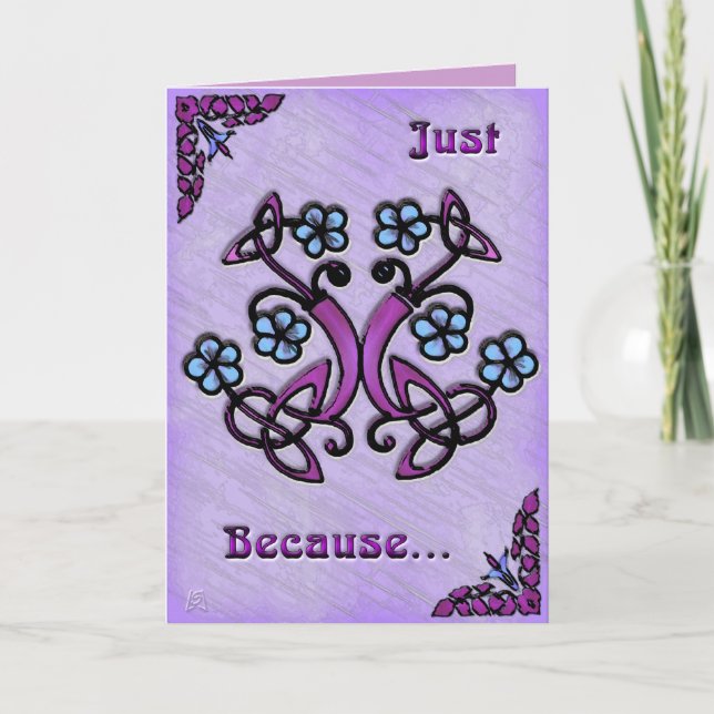 Just Because - Lilac (Card) Card (Front)