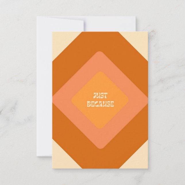 Just Because Notecards (Front)
