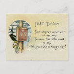 Just Because Postcard (1921) at Zazzle