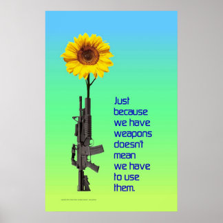 Just Because We Have Weapons... Poster