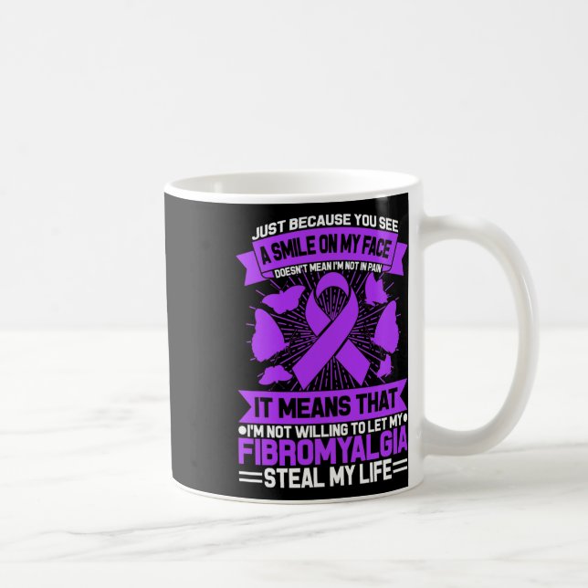 Just Because You See A Smile On My Face Doesn't Me Coffee Mug (Right)