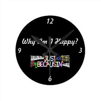 Just Becausin' Clock