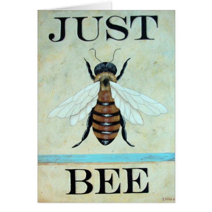 Just  Bee Art Card